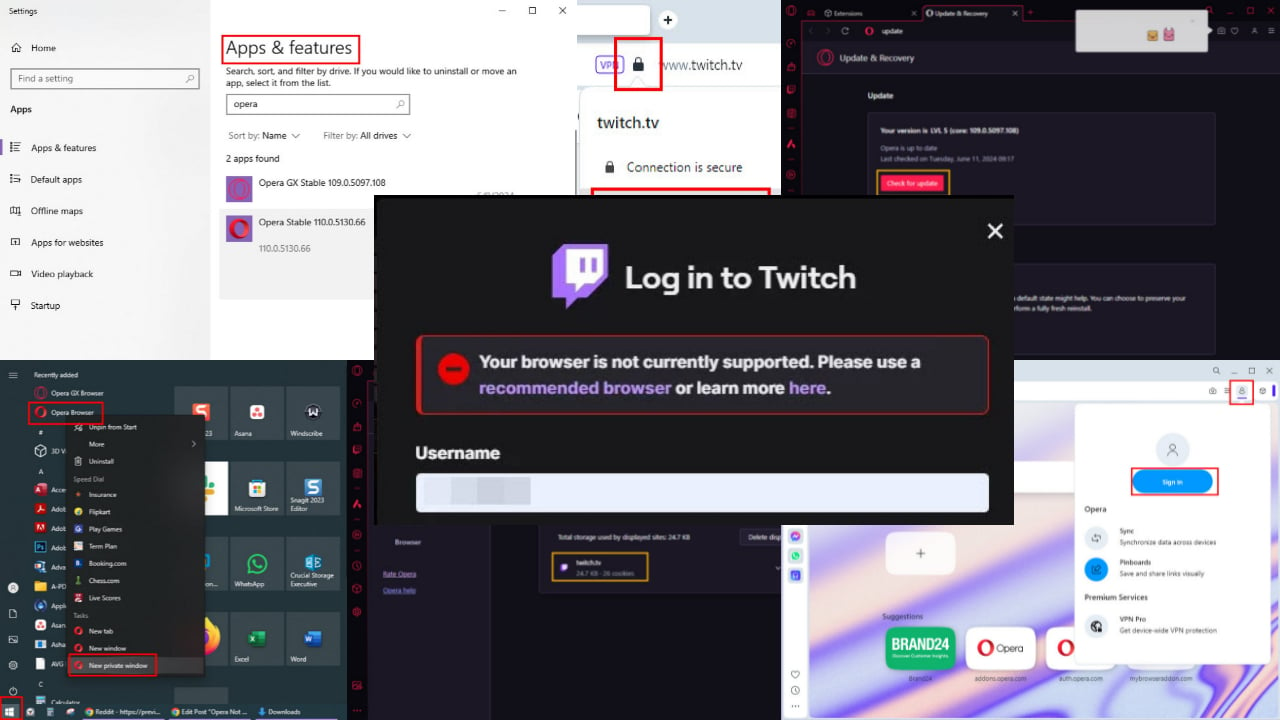 Opera Not Working With Twitch