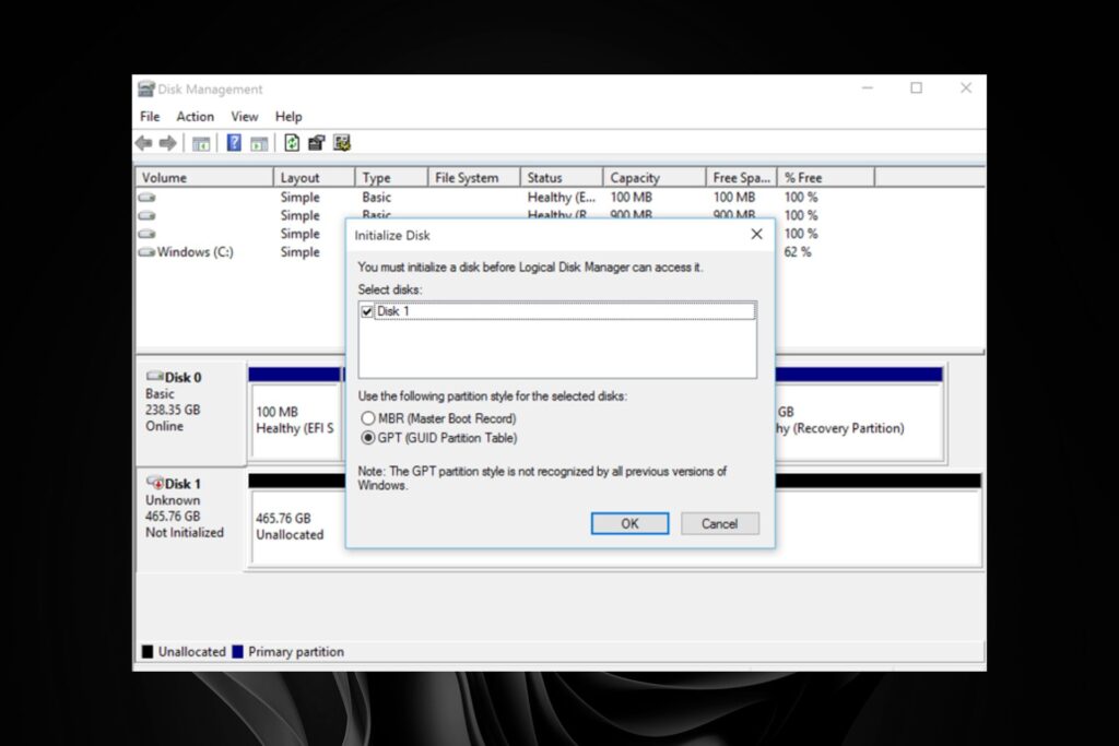 4 simple ways to initialize a drive in windows 11
