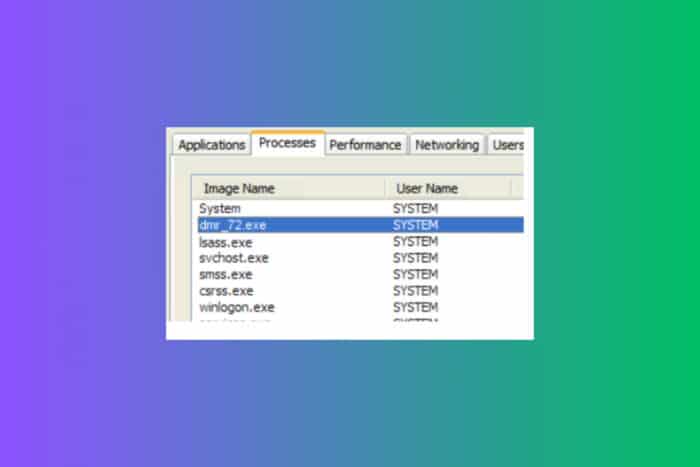 How to remove Dmr_72.exe