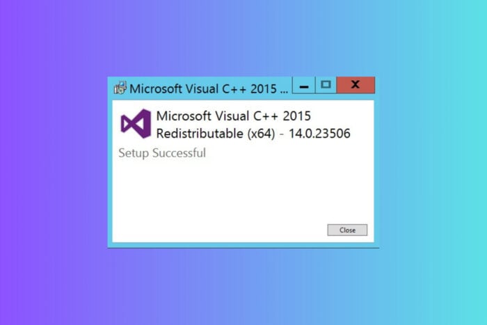 How to get the Microsoft Visual C++-2015-19 redistributable package (x64)