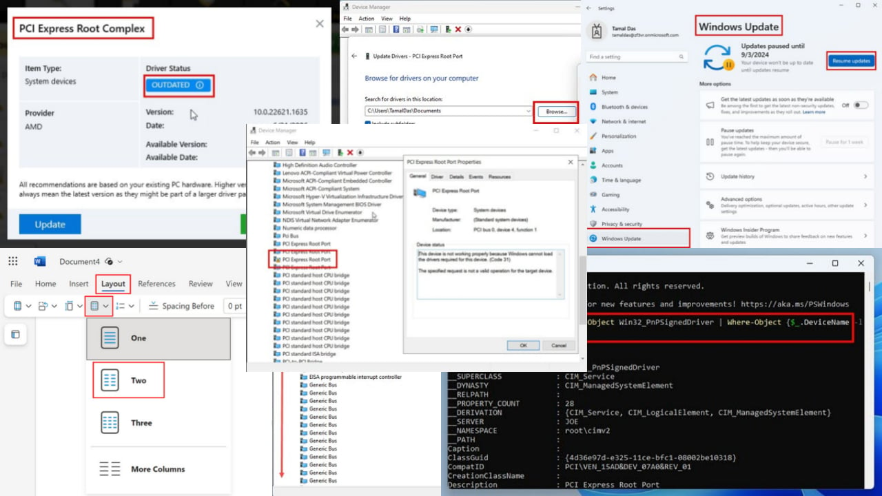 PCI Express Root Port Driver Windows 11