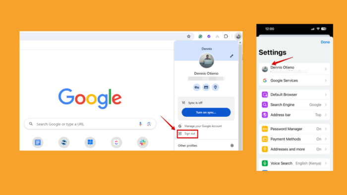 How to Sign Out of a Google Account on Chrome