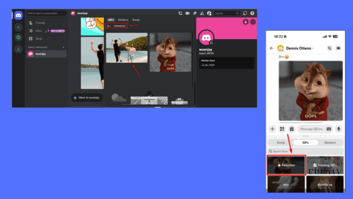 How to Favorite GIFs on Discord
