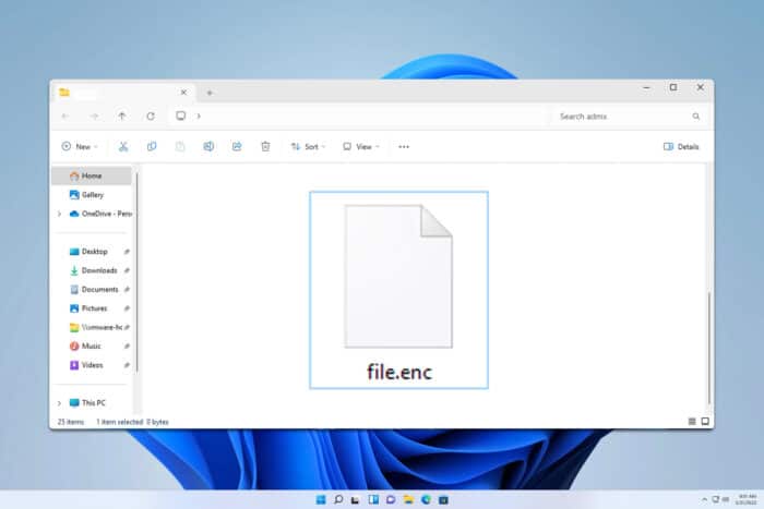 convert enc file