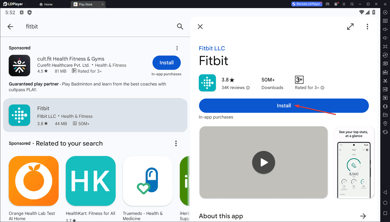 fitbit app for windows 11