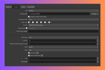 How To Set The Max B-Frames For OBS High FPS Recordings