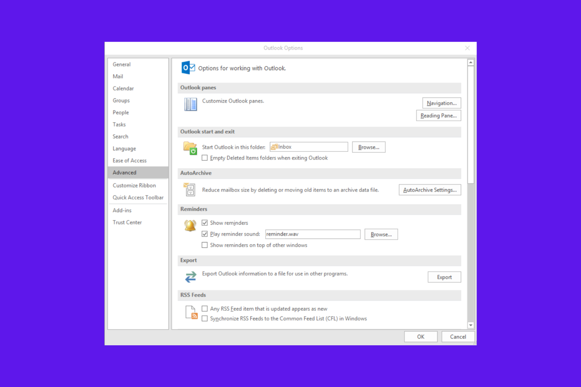 How to use Outlook AutoArchive settings