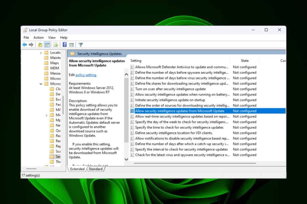 Fix windows update red exclamation mark
