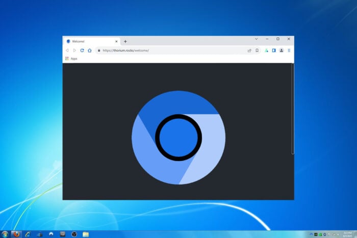 thorium browser windows 7