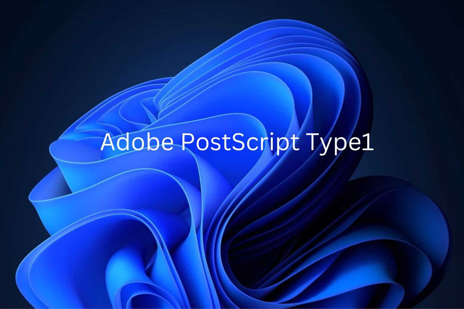 PostScript Type1