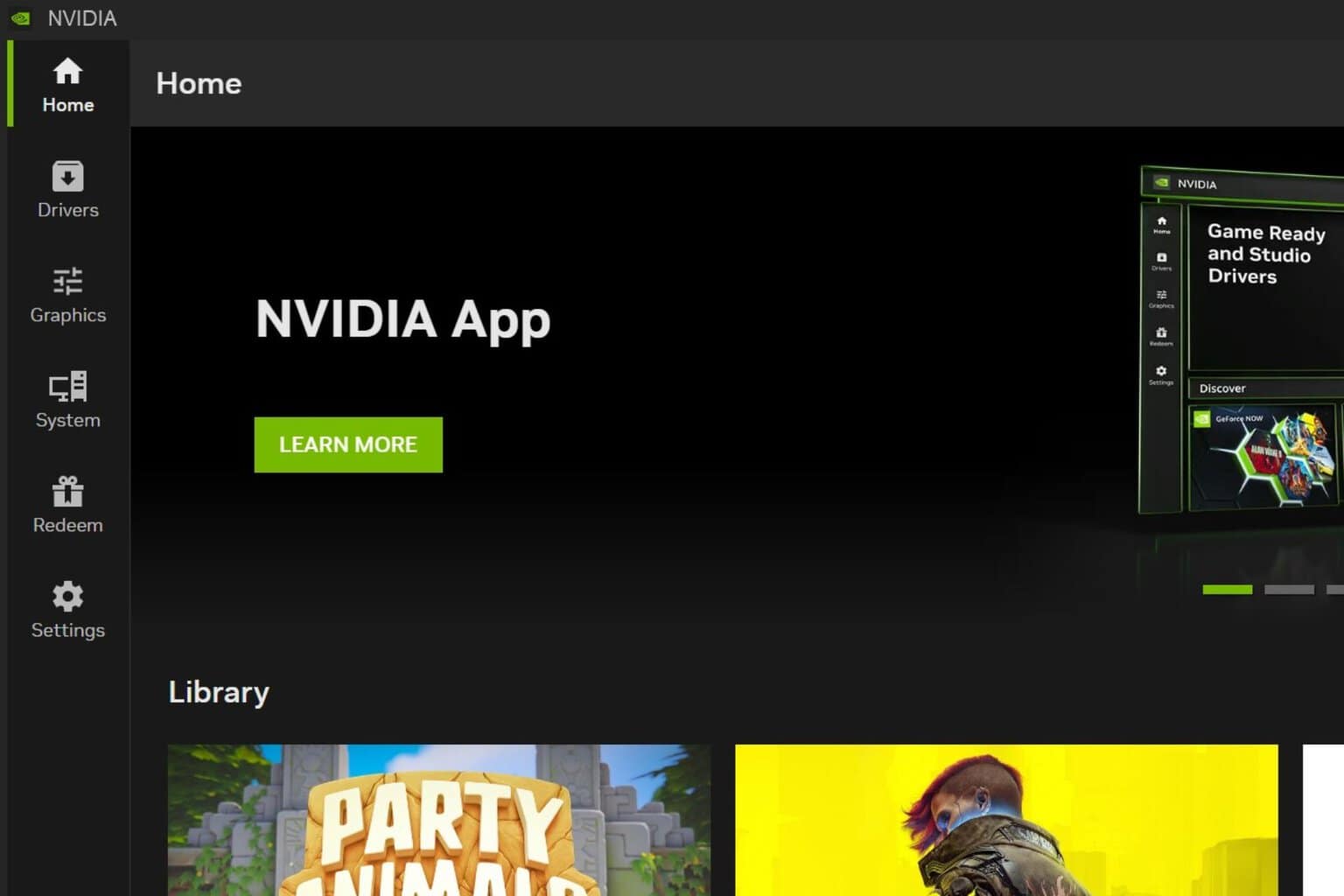 Nvidia app