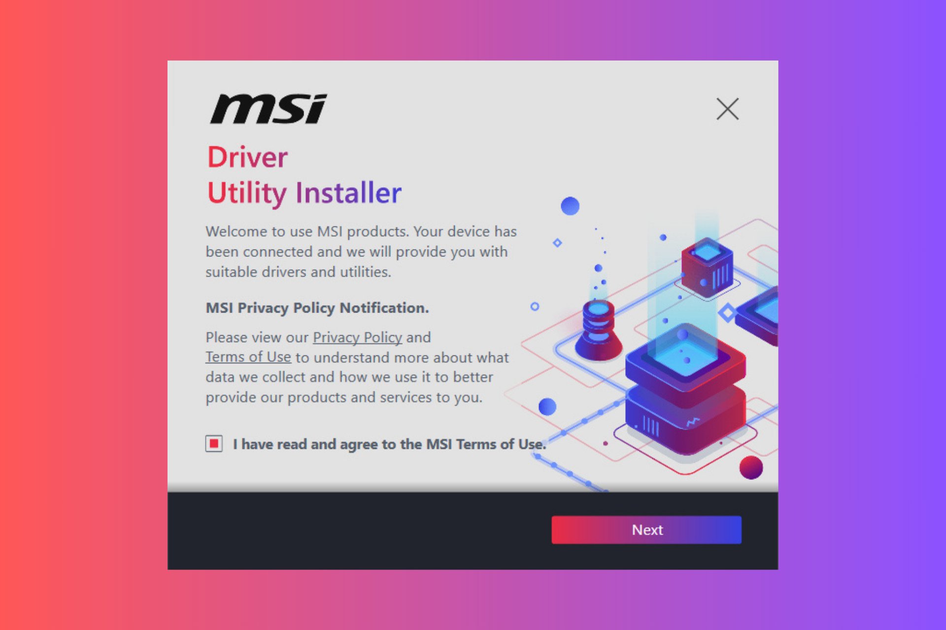 What to do about the MSI Driver Utility Installer pop-up