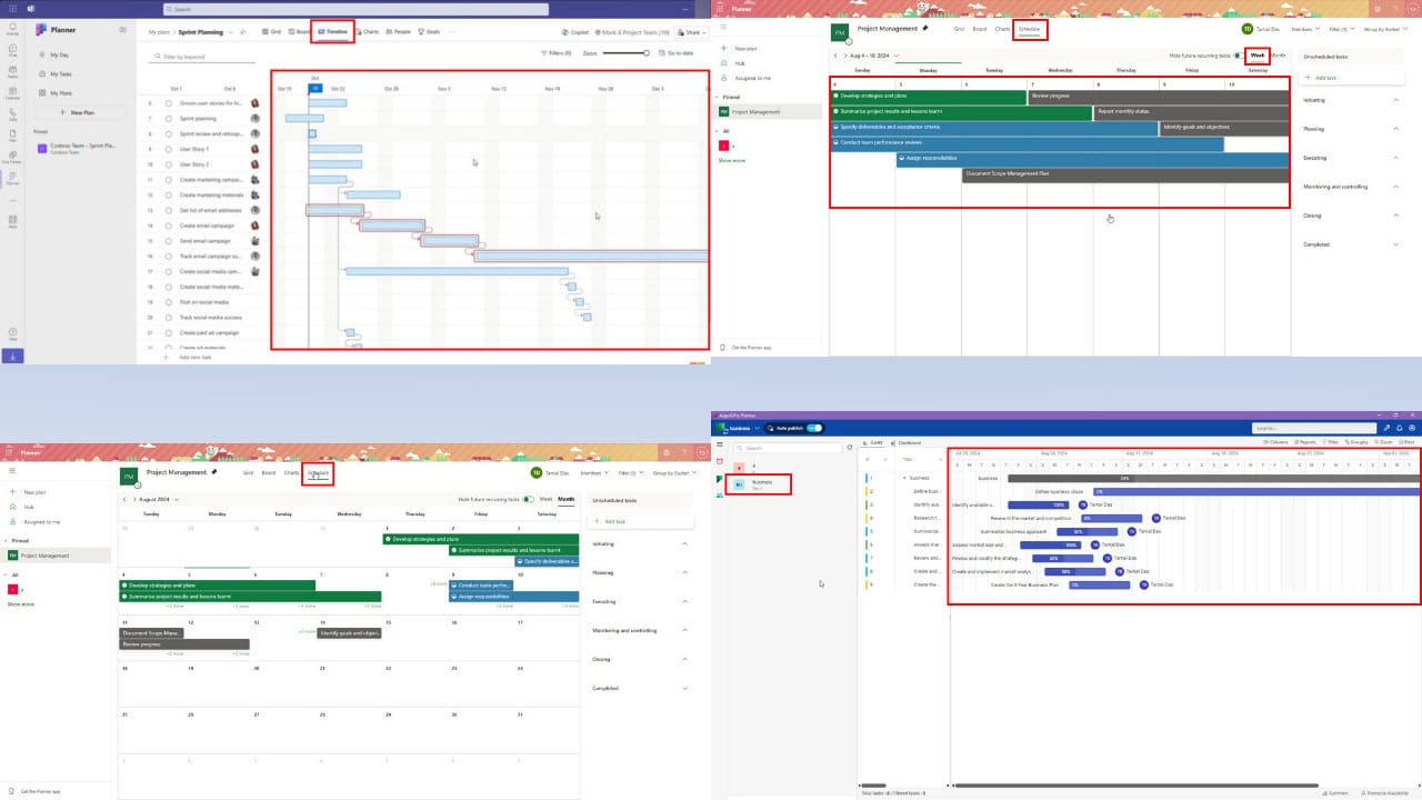 Microsoft Planner Gantt Chart