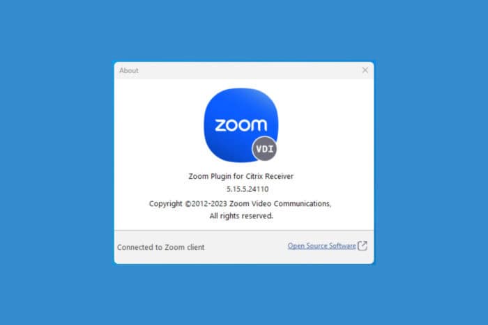 How to download the Zoom VDI Plugin