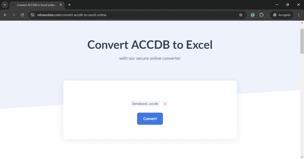 file conversion using RebaseData