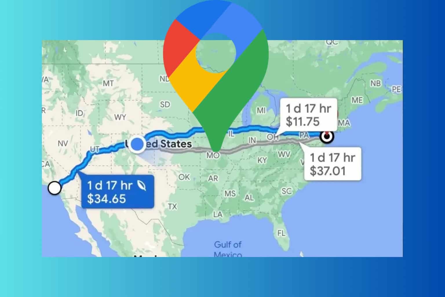 How to see toll prices on Google Maps