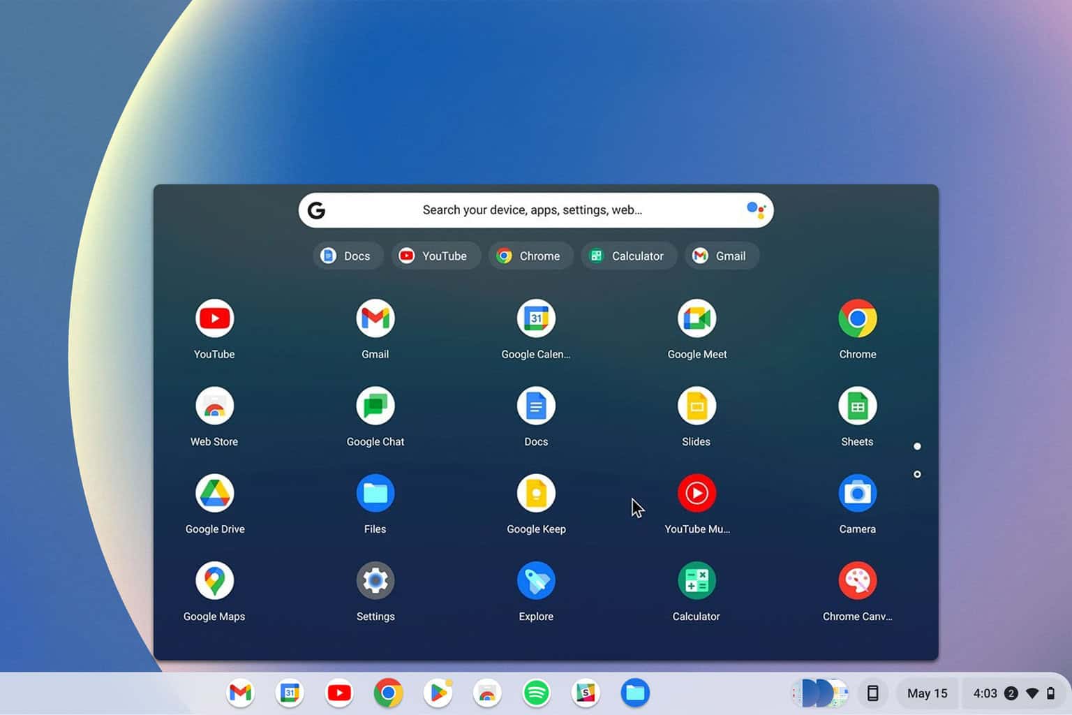 how to put apps on desktop chromebook