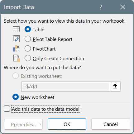 import Microsoft Access Database