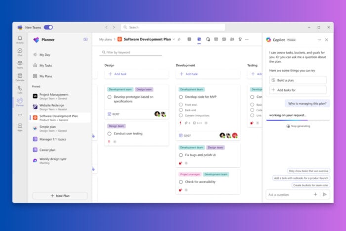 All about Microsoft Planner Copilot