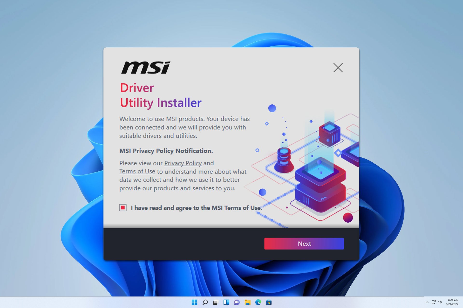 msi driver utility installer download