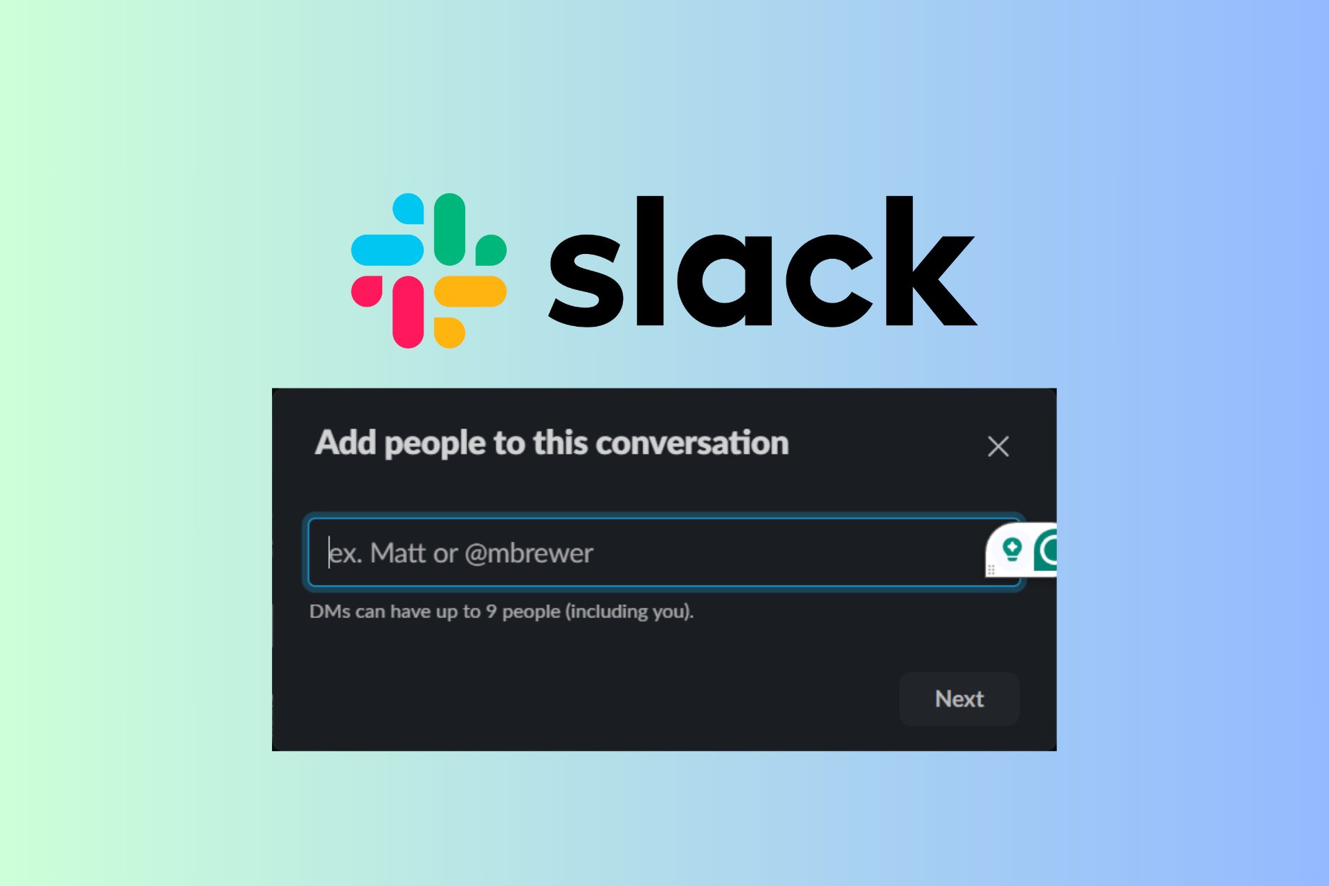 How to add people to a Slack conversation