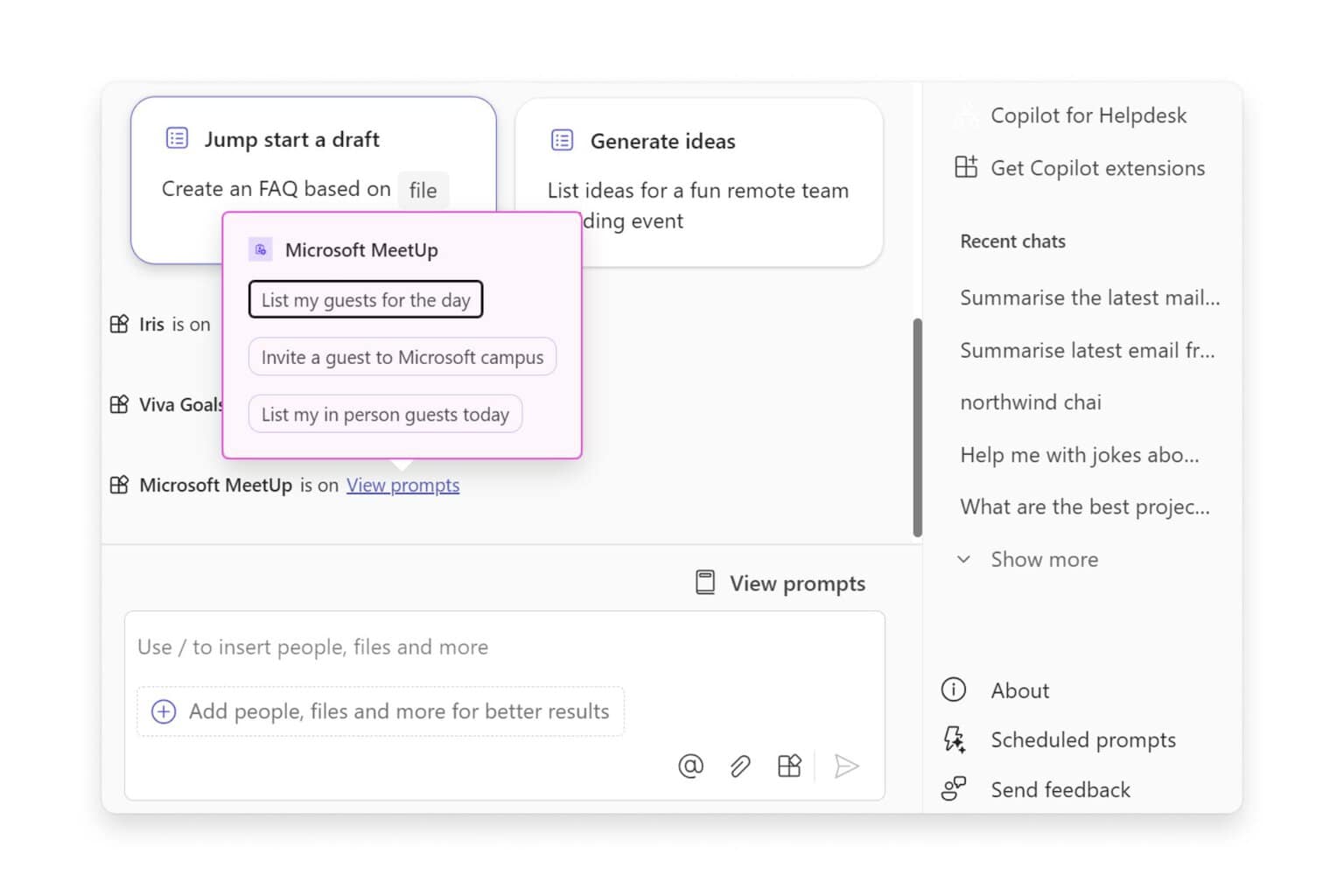 Microsoft Copilot extensions