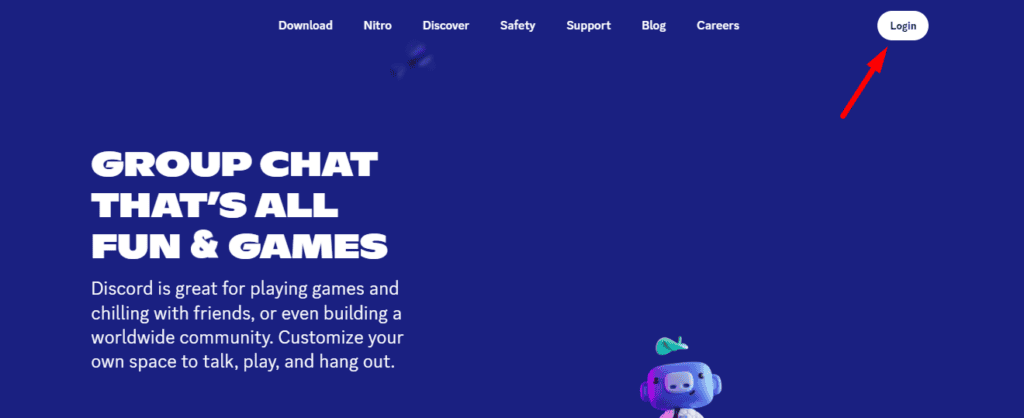 Discord login