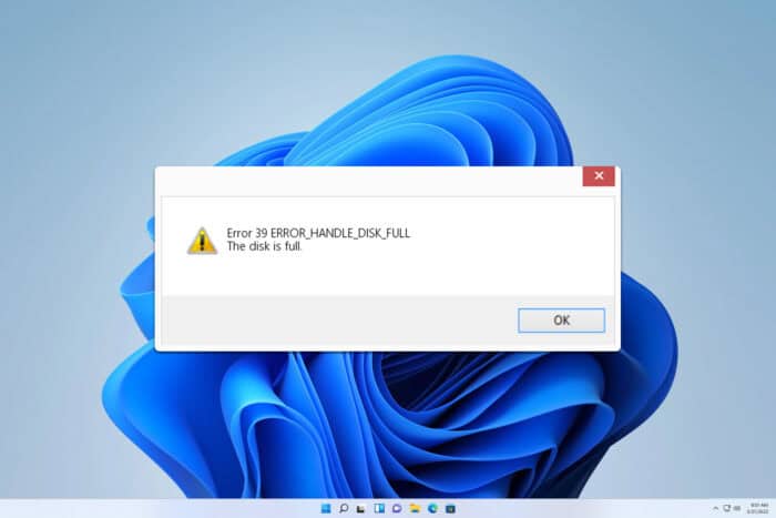 Error_Handle_Disk_Full