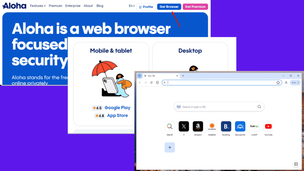 aloha browser