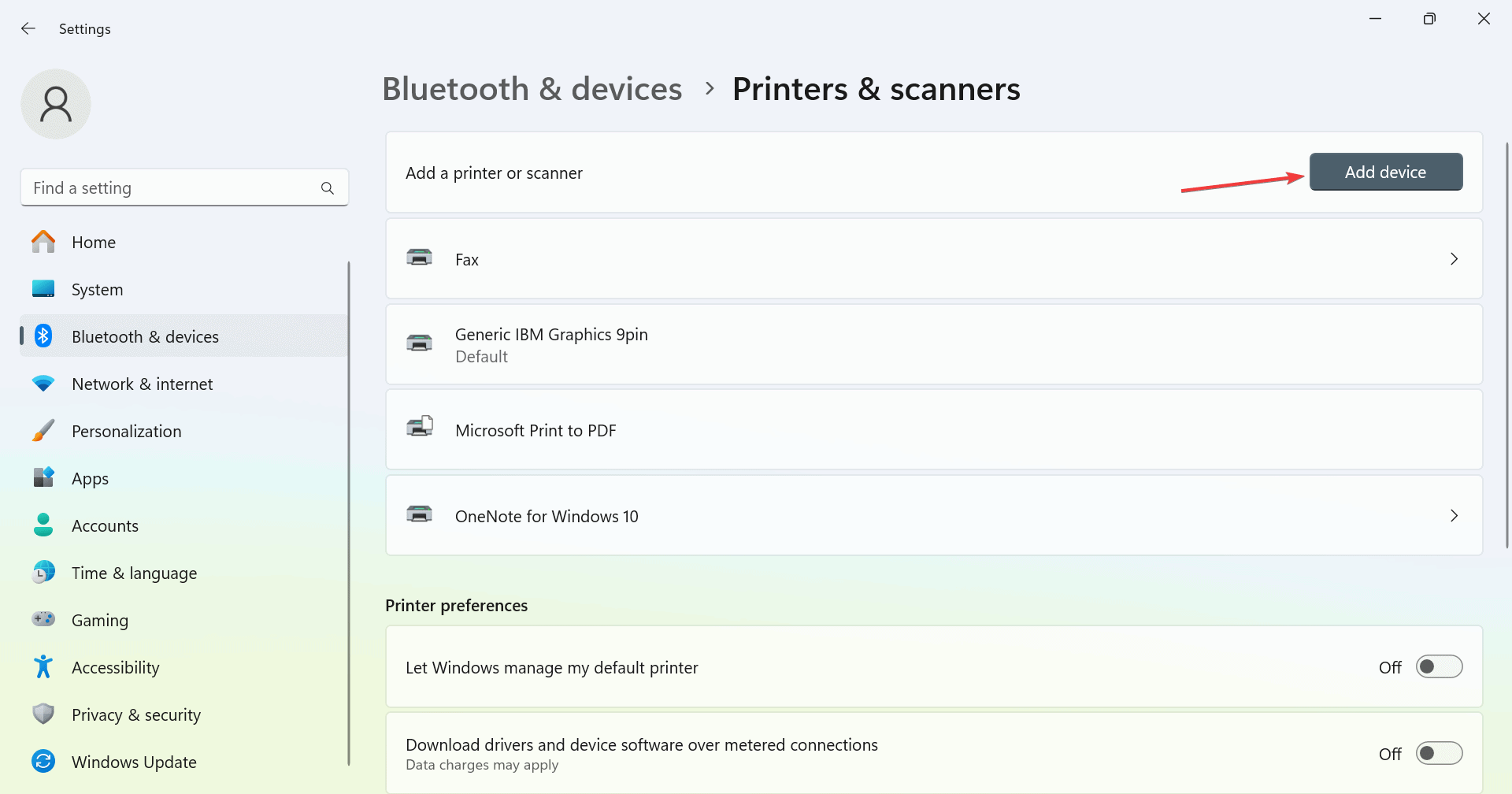 add manually to fix ERROR_UNKNOWN_PRINTER_DRIVER