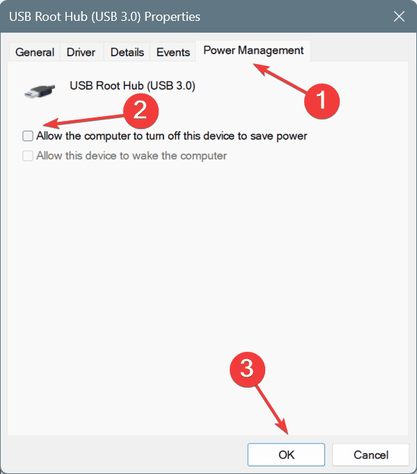 reconfigure power management to fix ERROR_REDIR_PAUSED