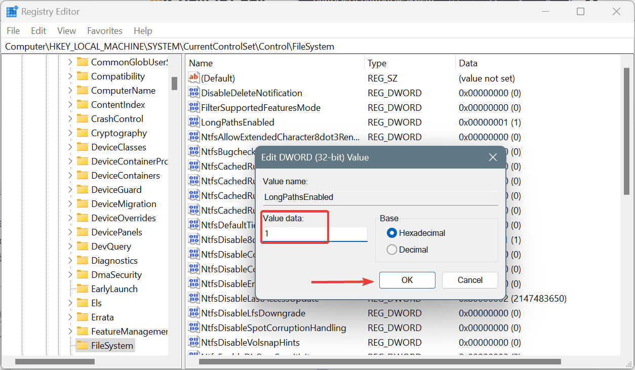 disable path limit to fix ERROR_FILE_EXISTS