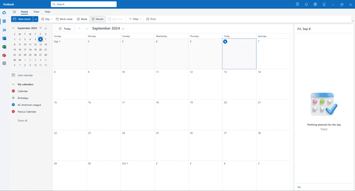 new outlook calendars