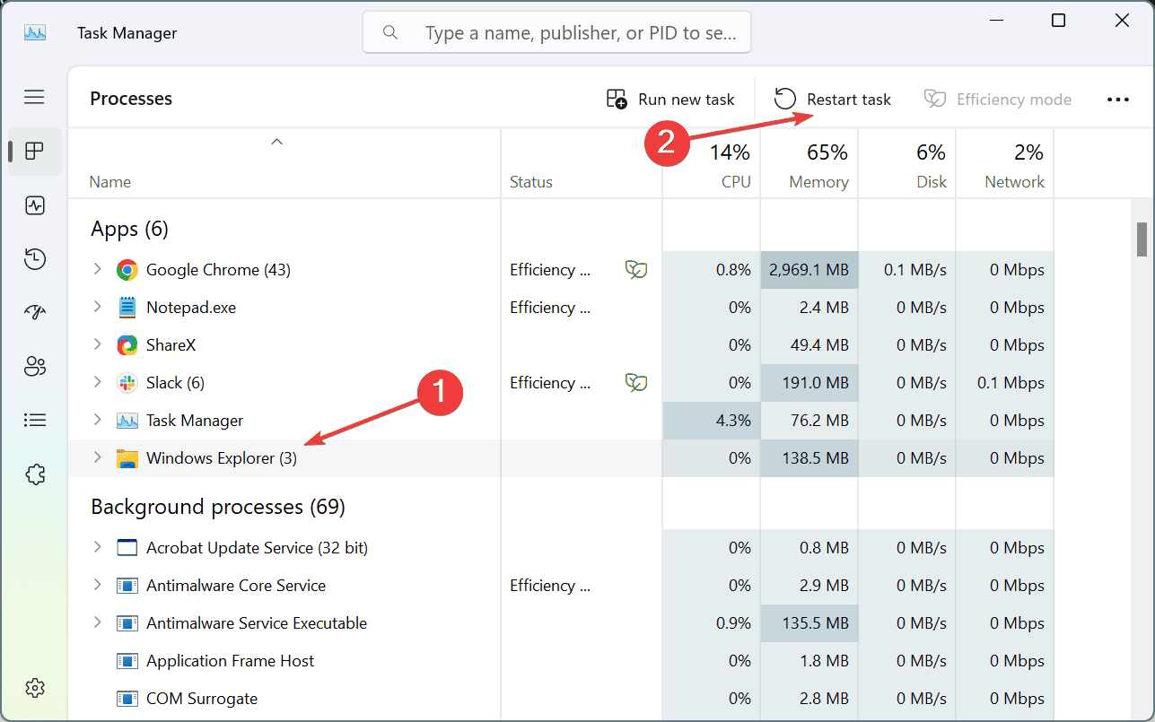 restart task to fix ERROR_FILE_EXISTS