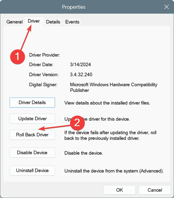 roll back driver to fix DRIVER_USED_EXCESSIVE_PTES