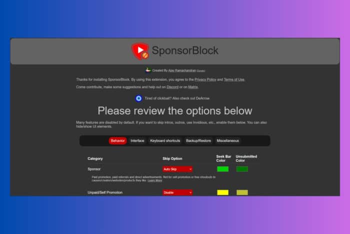 How to get SponsorBlock Firefox add-on