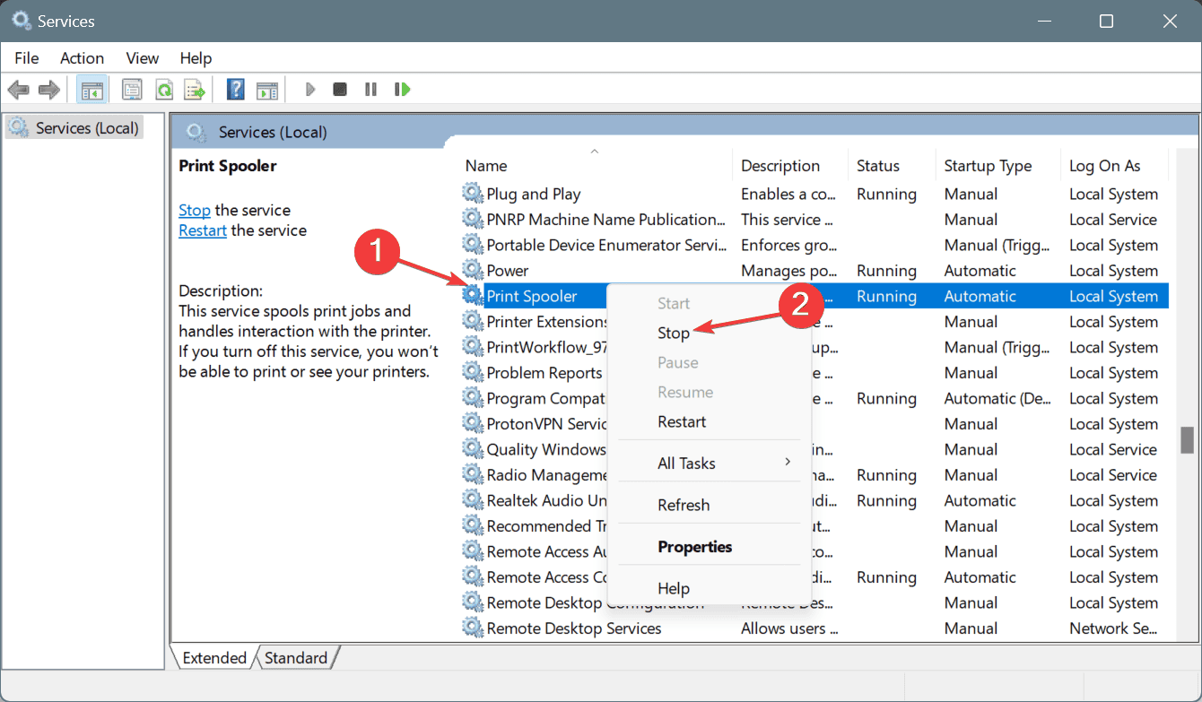 stop service to fix ERROR_KM_DRIVER_BLOCKED