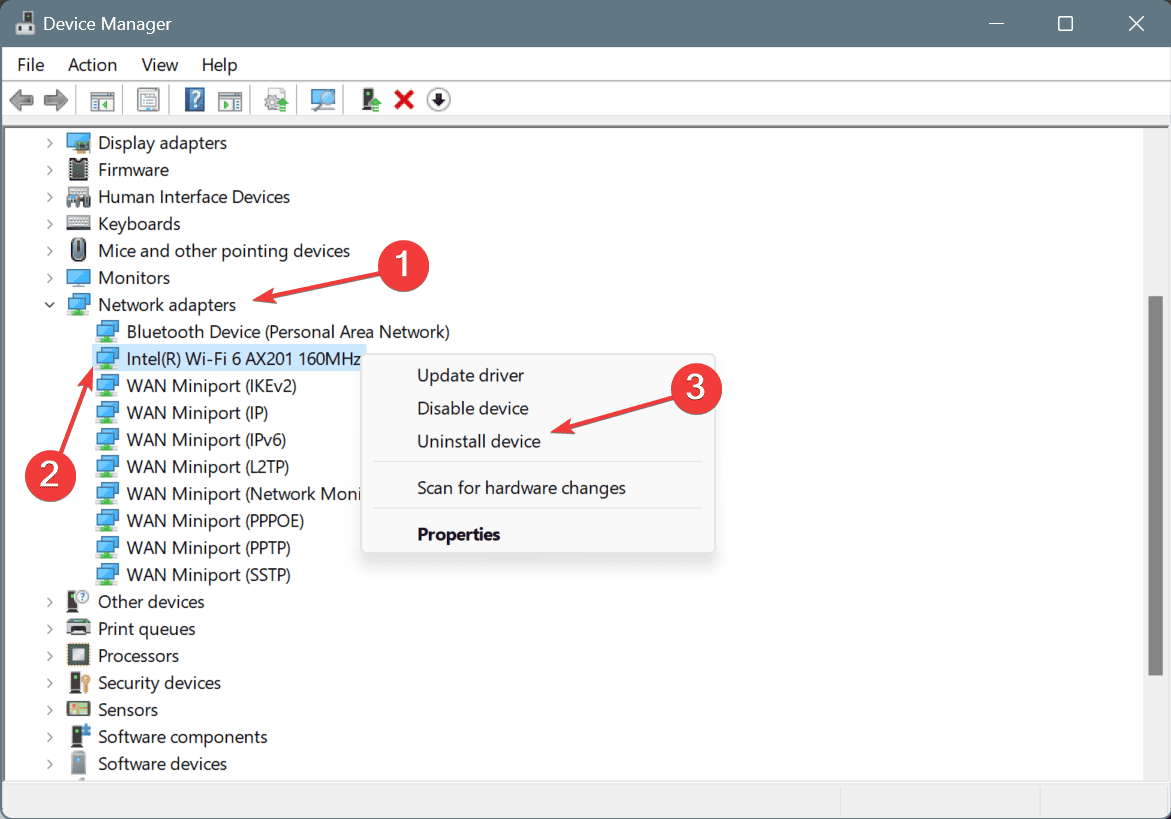 reinstall driver to fix ERROR_TOO_MANY_NAMES