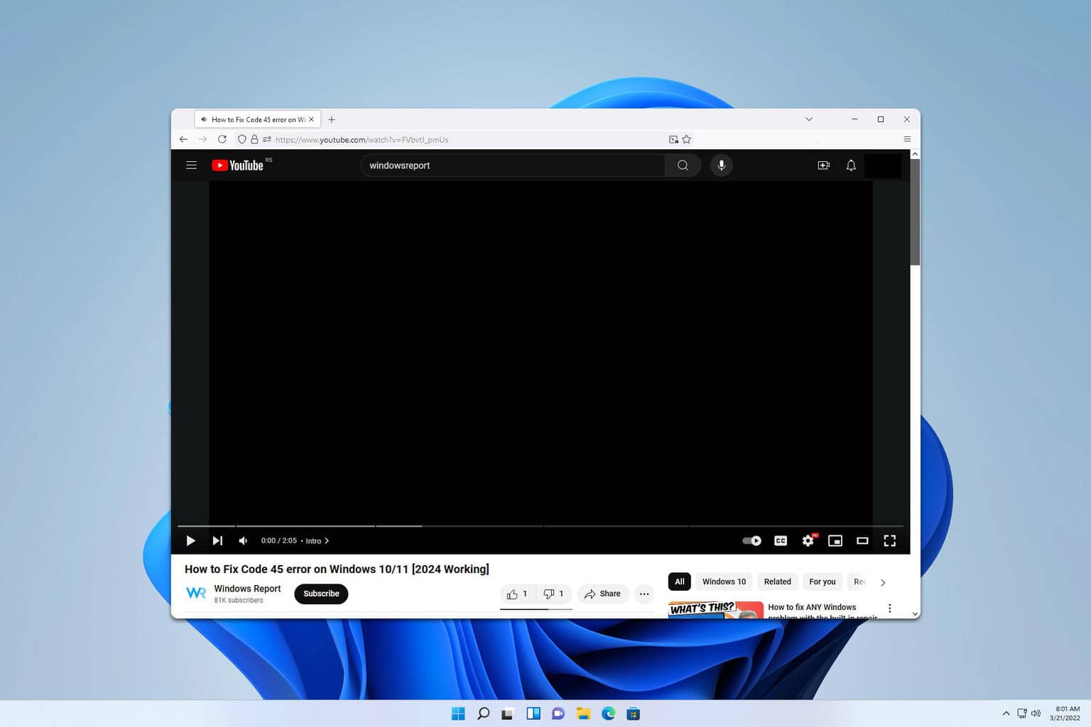 youtube not working on firefox