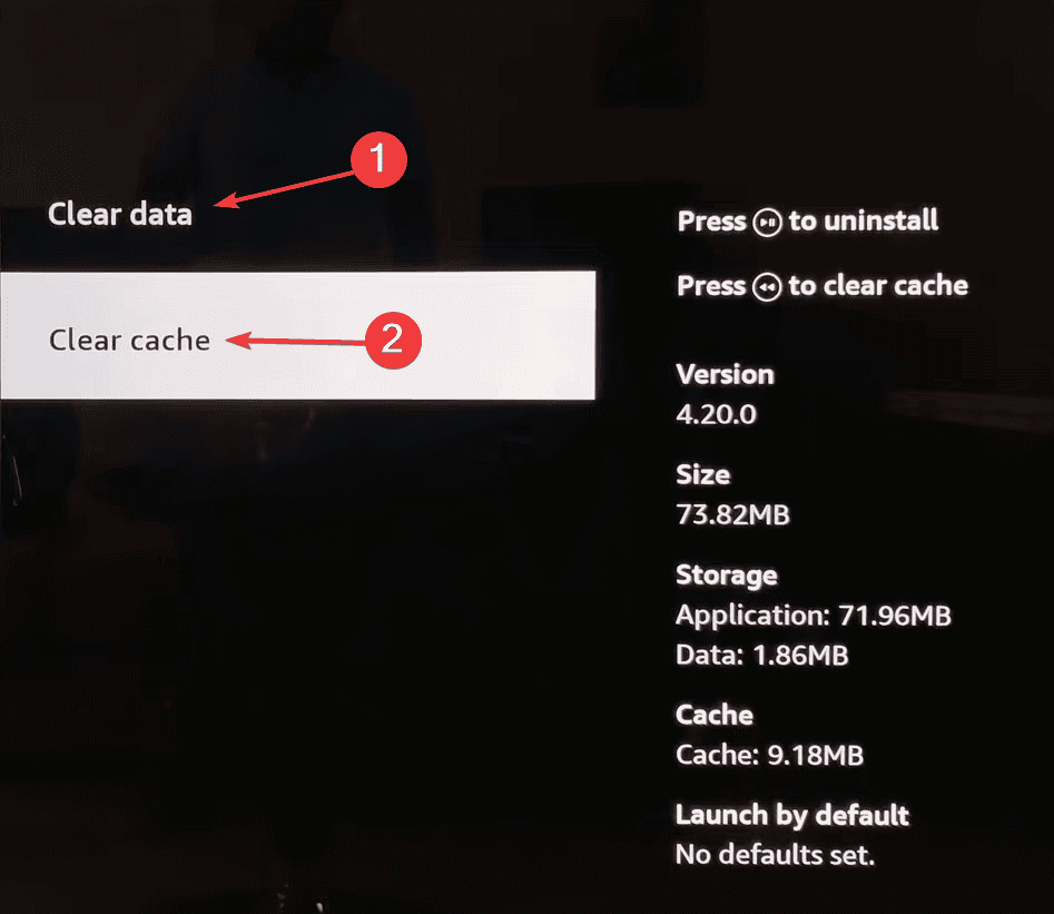 clear data to fix to fix sling error 28-30