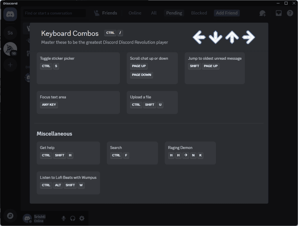 Dance Revolution - Discord easter eggs