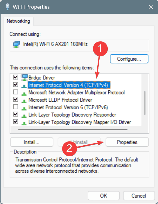 IPv4 properties