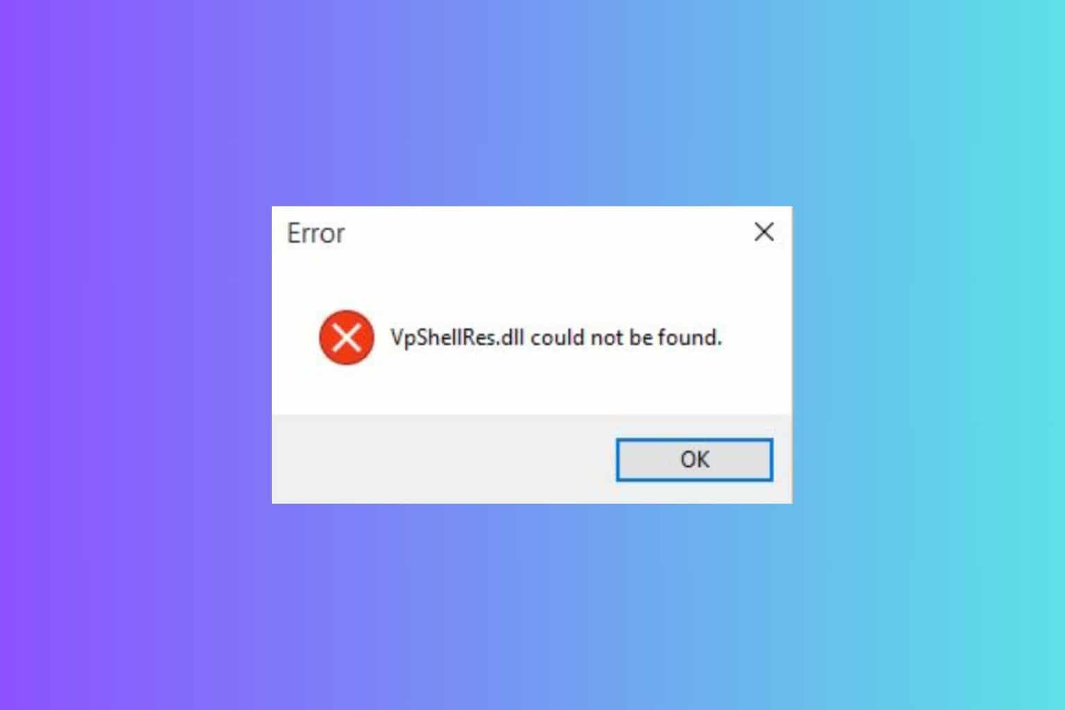 How to fix the VLShellRes.dll could not be found error