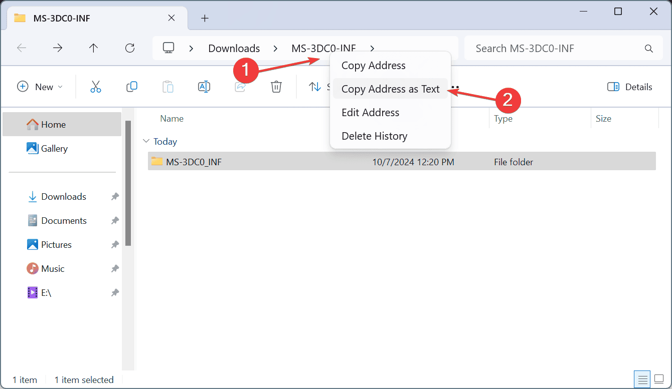 copy driver file path