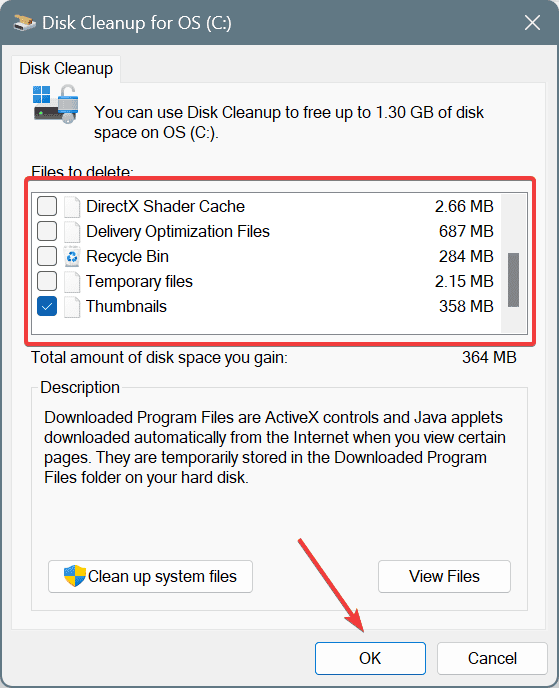 disk cleanup to fix ERROR_NEGATIVE_SEEK