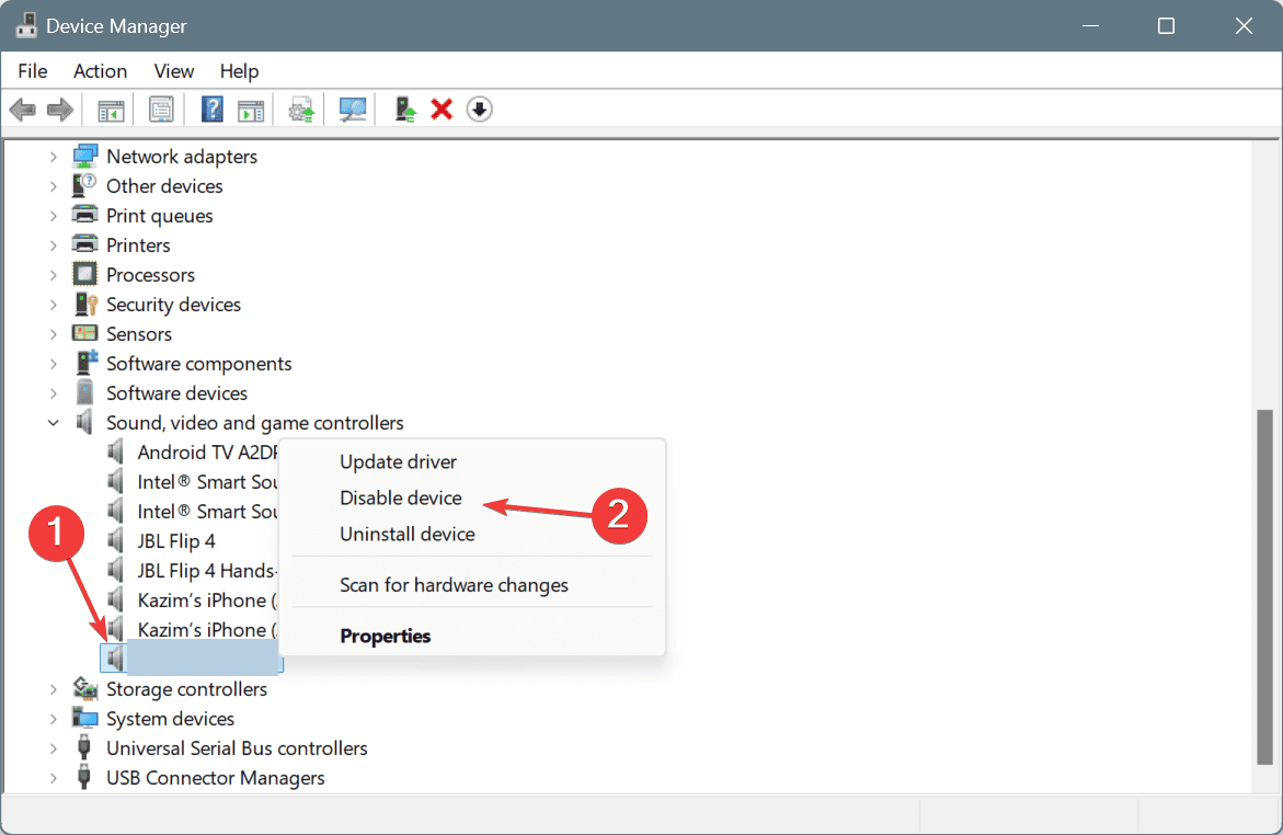 disable device to fix vanguard error van 128