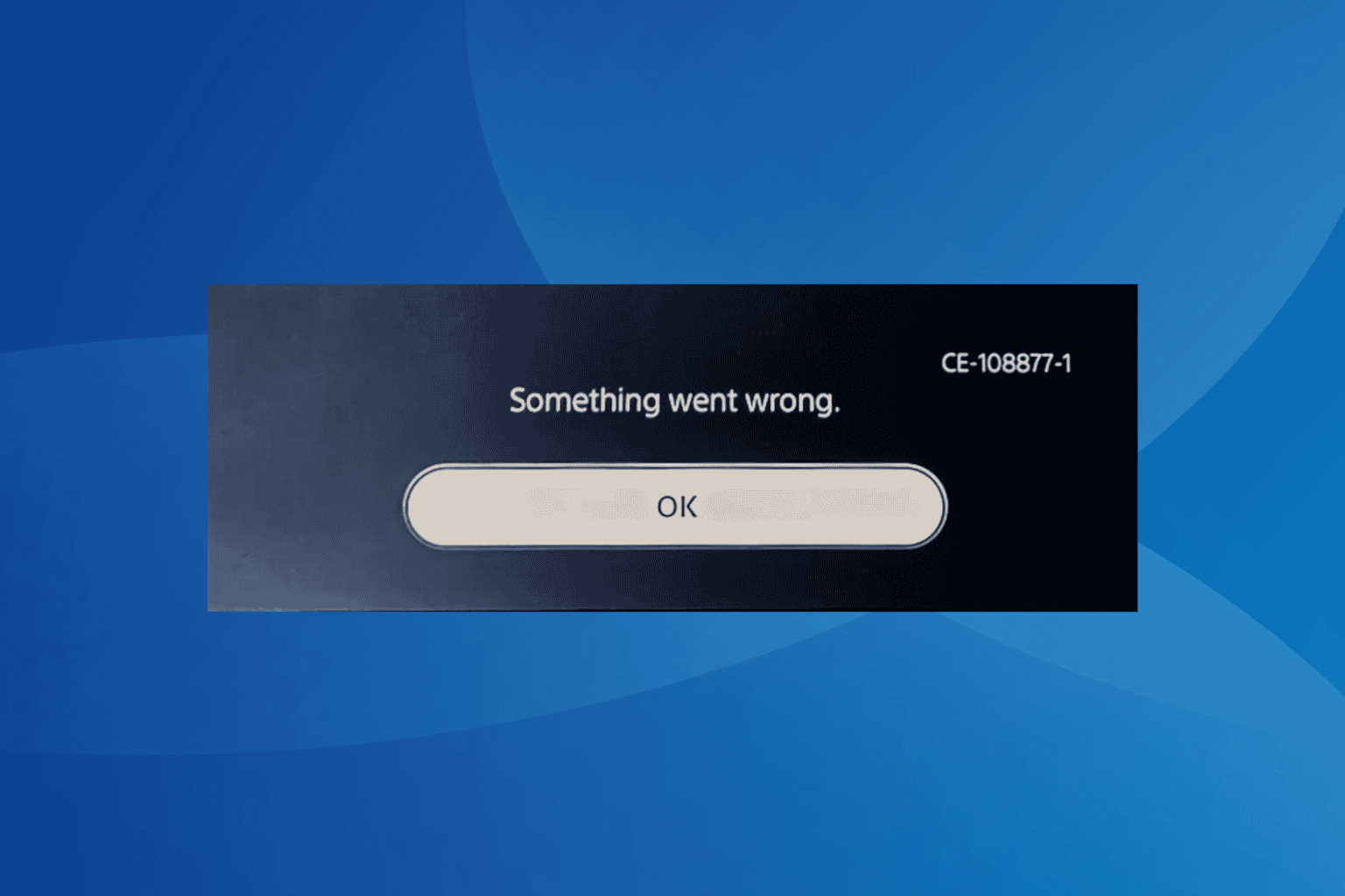 playstation error ce-108877-1