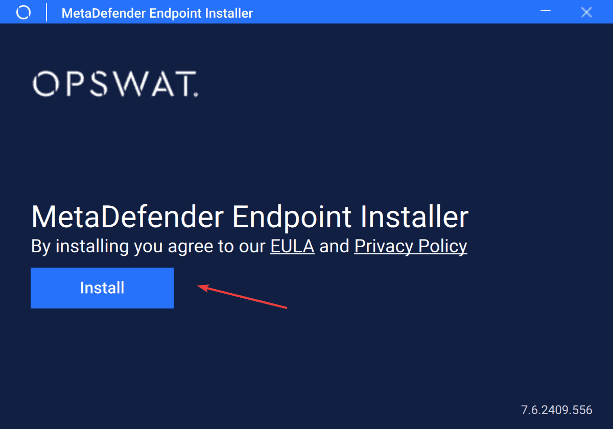 install metadefender endpoint 