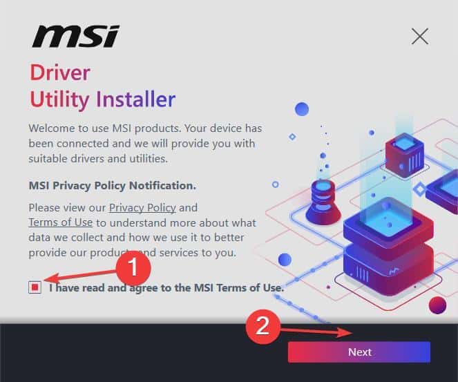 msi driver utility installer