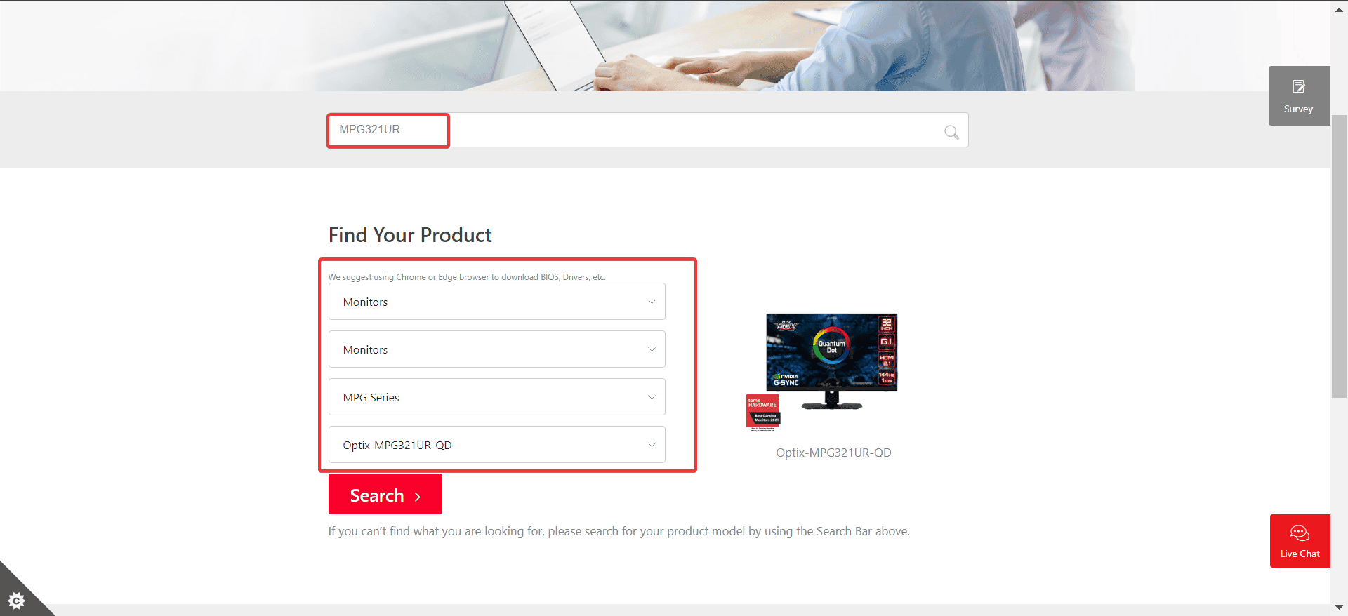 msi monitor driver official website